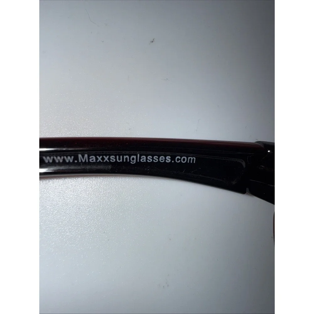Maxx HD Sunglasses Domain HDP - Black/ Red -fishing, golf -polarized brown lens